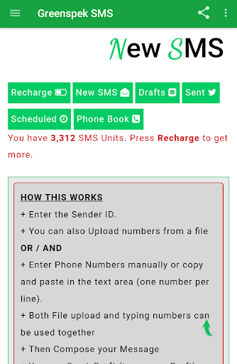 Greenspek SMS Screen 3