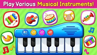 Game screenshot Baby Games: Piano & Baby Phone hack