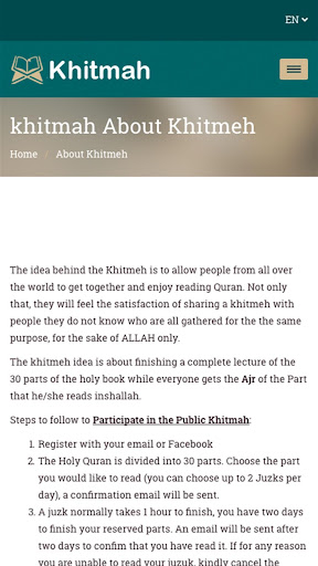 Khitmah Screen 3