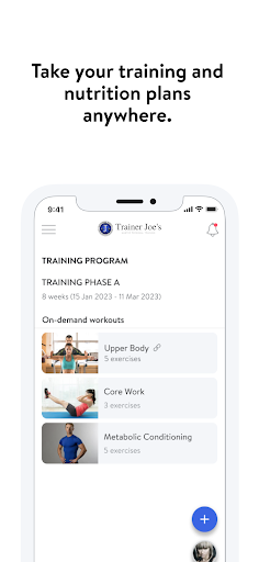 Trainer Joes Screen 2