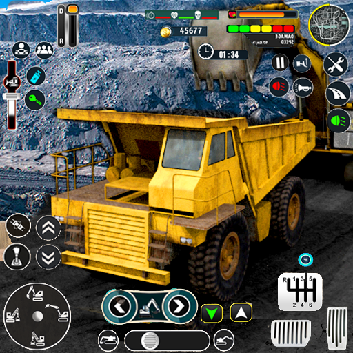 Heavy Machines & Mining Game logo