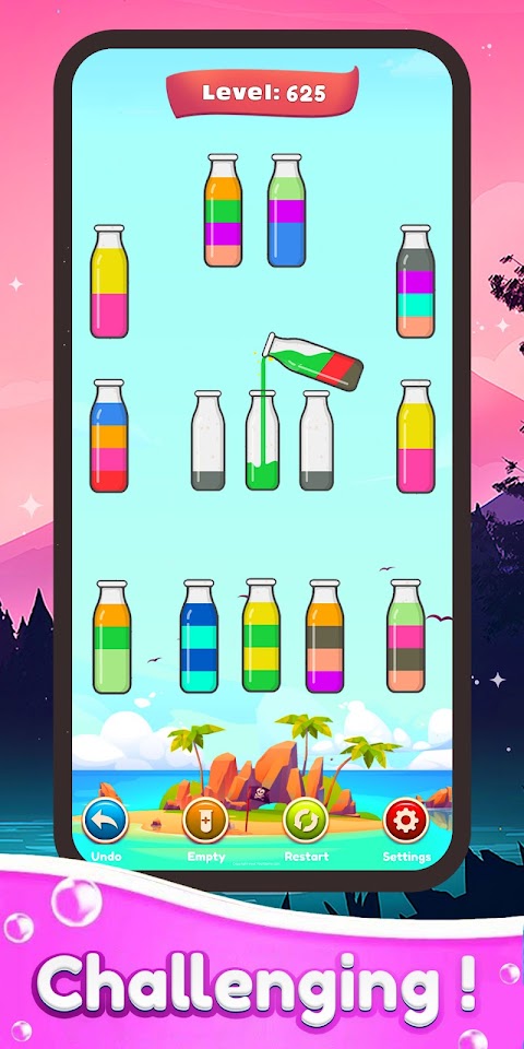 Water color sort - Fun puzzlesのおすすめ画像4