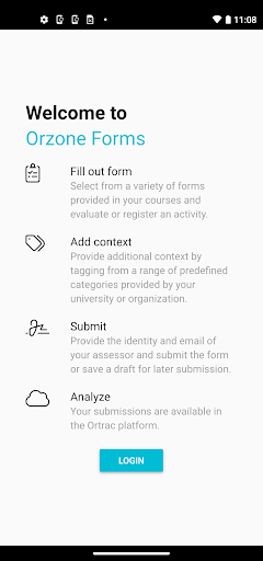 Android application Orzone Forms screenshort