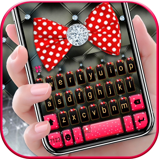Luxury Bowknot Keyboard Theme  Icon