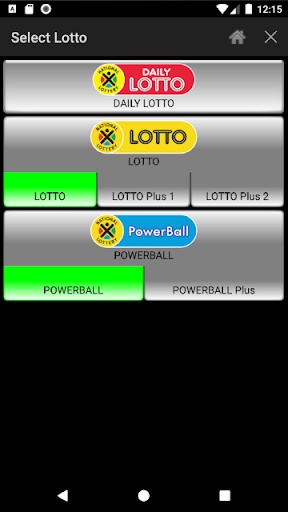 Android application Lotto Player South Africa screenshort