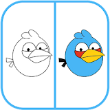 How To Draw Angry Birds Blue icon