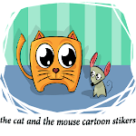 Cover Image of Herunterladen the cat and the mouse cartoon stikers 17.2.0 APK