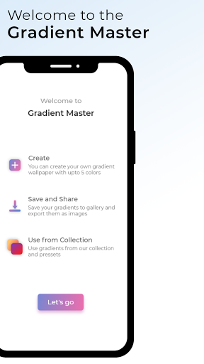 Android application Gradient Master screenshort