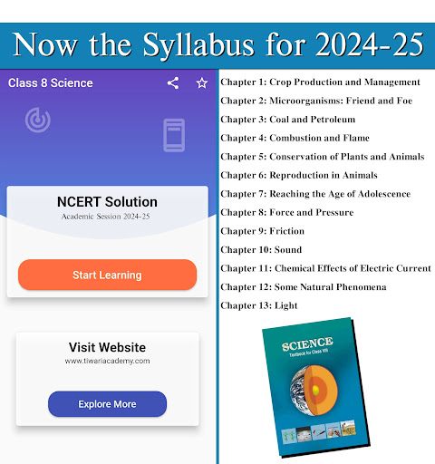 Android application Class 8 Science for 2024-25 screenshort
