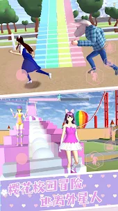 Sakura Anime Girl Parkour Game
