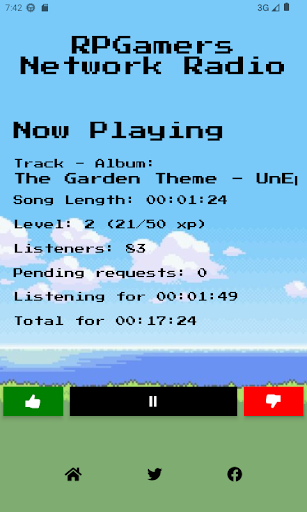Android application RPGamers Network Radio screenshort