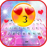 Galaxy Emoji Kiss Keyboard Background Apk