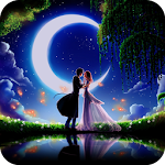 Cover Image of ดาวน์โหลด ธีมโรแมนติก: Moonlight Night Romance HD thames  APK