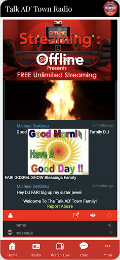Talk AD Town Radio Screen 3
