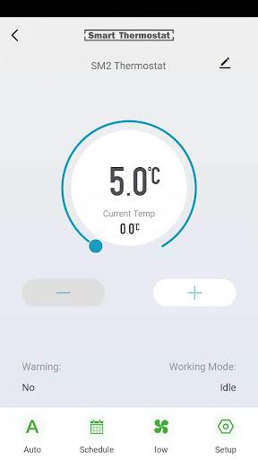 Smart Thermostat Screen 2