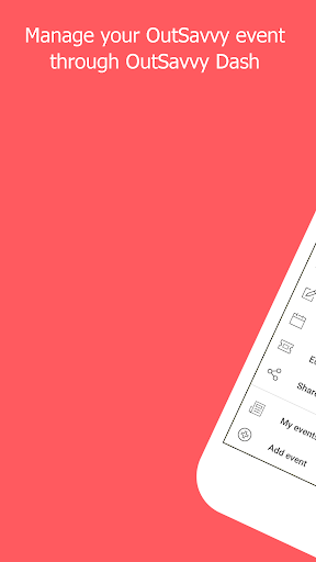 Android application OutSavvy Dash - Manage Events screenshort