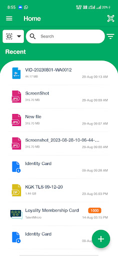 FileShore Screen 2