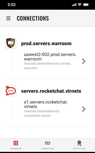 VirnetX One Screen 2