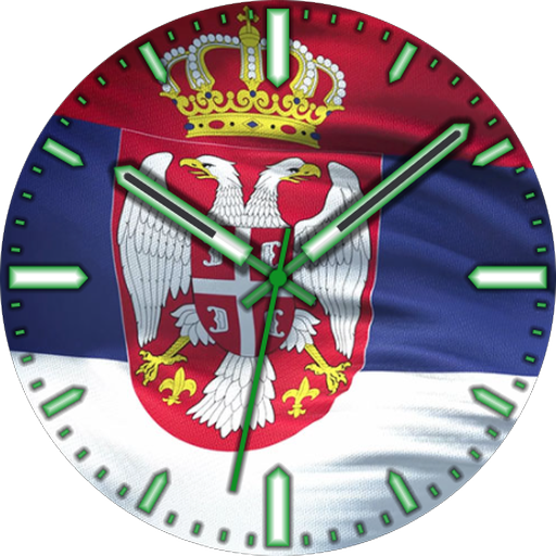 Serbia Flag Watch Face Logo