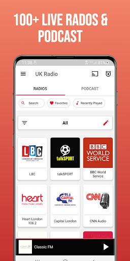 Android application UK Radio - Online fm radio screenshort