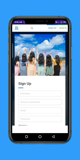 Android application Friends Bot screenshort