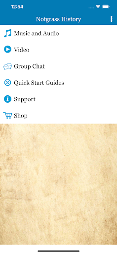 Android application Notgrass History screenshort