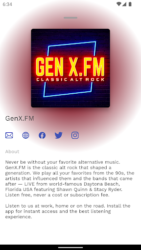 GenX FM Screen 3