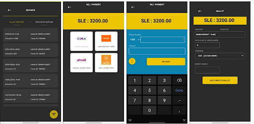 Android application VENDTECH screenshort