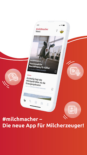 Android application #milchmacher screenshort