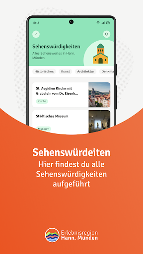 Münden App Screen 2