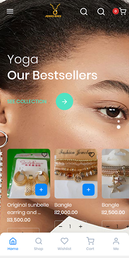Android application Glamour Jewelries screenshort
