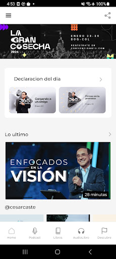 Android application César Castellanos screenshort
