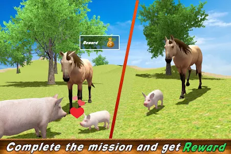 Wild Horse Family Simulator