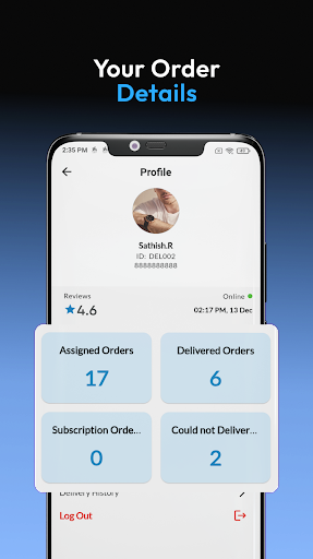Android application Freshy Milk Delivery screenshort