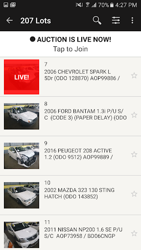 Auction Operation Screen 2