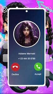 Call Wednesday Addams Mermaid