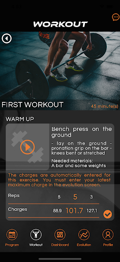 Android application All Around Athlete screenshort