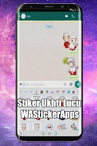 Stiker Ukhti Lucu - WASticker