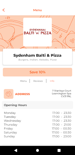Sydenham Balti CV31 Screen 2