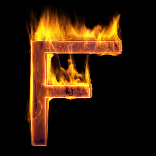 Fire Letter F Live Wallpaper logo