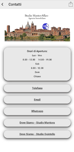 Android application Agenzia Mantovaffare screenshort