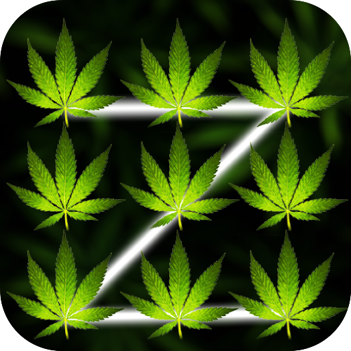 Weed Rasta Pattern Lock Screen logo