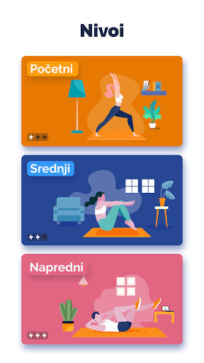 Android application Treniraj screenshort