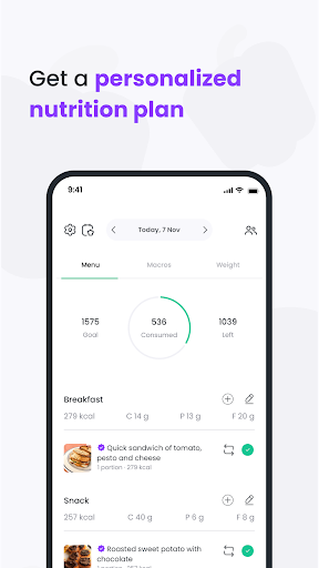MyRealFood: Diet and recipes Screen 3