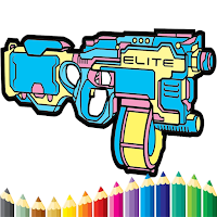 Guns Coloring Book