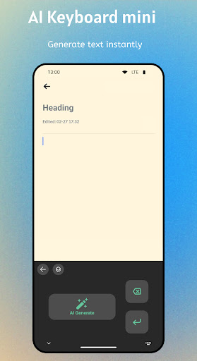 AI Keyboard:writers companion Screen 2