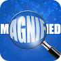 Magnifying glass: Flashlight