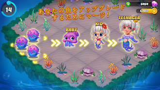 Game screenshot Merge Mermaids-magic puzzles apk download