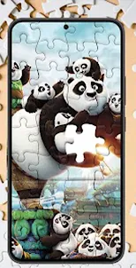 Panda Game Puzzle and KungFu