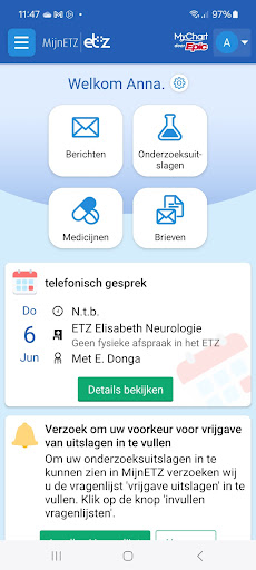 MijnETZ Screen 2